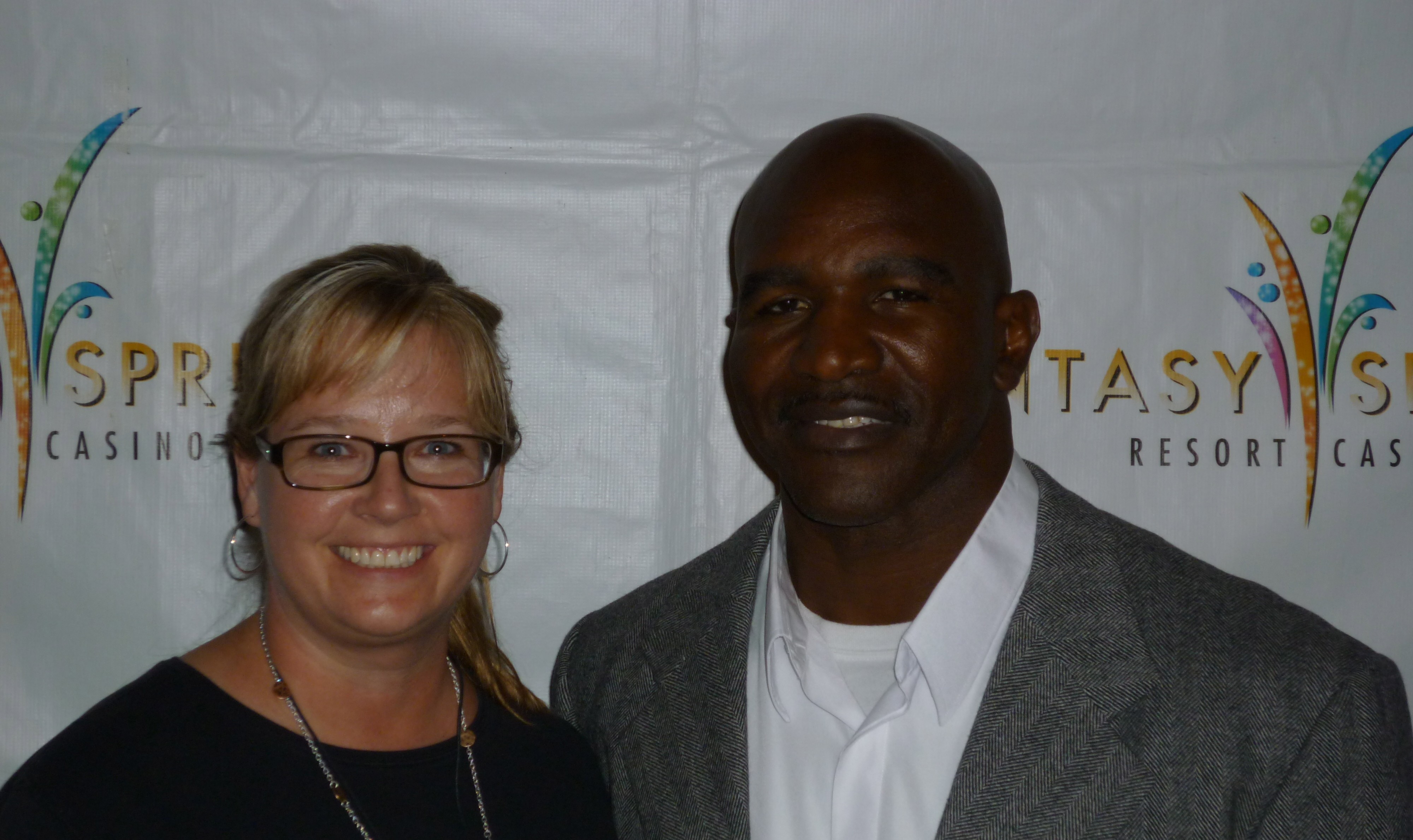 Me and Evander Holyfield?  Yeah, we’re tight!